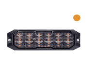 Oranža Gaismas Krāsa 12 LED Bākuguns Restē 24W E9 ECE R65 XA2